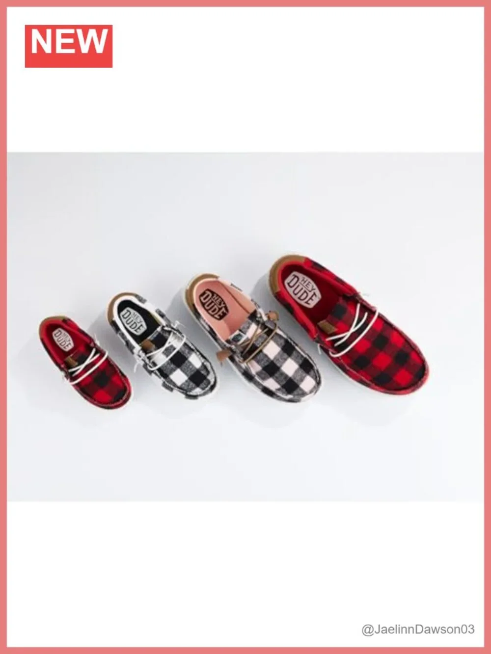 Plaid Textile Slip On Loafer Lightweight Comfortable Women's Shoe